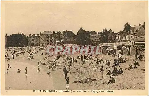 Ansichtskarte AK Le Pouliguen Loire inf vue de la plage vers l'Ouest