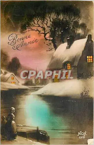 Cartes postales Bonne Annee Maison