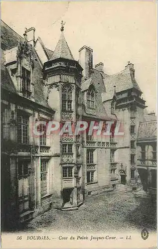 Cartes postales Bourges cour du palais Jacques Coeur