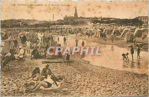 Cartes postales Royan perspective de la Grande Conche