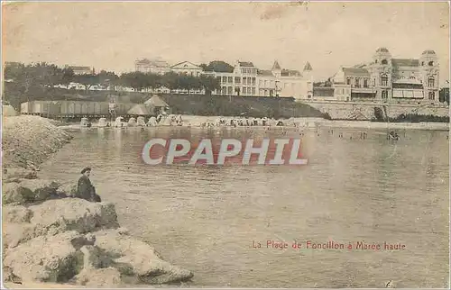 Cartes postales La plage de Foncillon a Maree haute