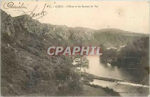 Cartes postales Clecy l'orne et les rochers dy Vey