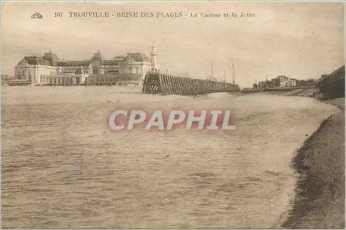 Cartes postales reine des plages le casino et la jetee