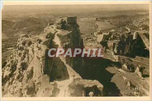 Ansichtskarte AK Les baux Bouches du Rhone ruines su chateau feodal