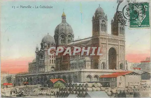 Cartes postales Marseille La cathedrale