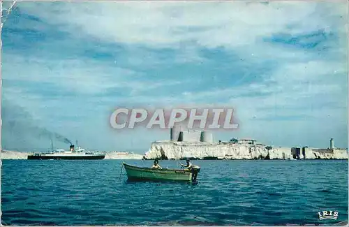 Cartes postales moderne Marseille  le chateau d'If l'arivee d'un courrier