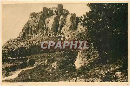 Cartes postales Les baux bouches du Rhone cote Oriental des ruines du chateau demoli sous Louis XI en 1483