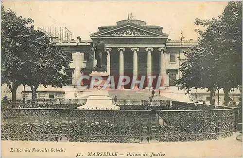 Cartes postales Marseille palais de justice