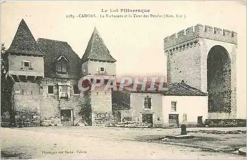 Ansichtskarte AK Le lot pittoresque Cahors la Barbacane et le tour des pendu