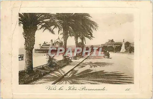 Cartes postales vers la Jetee promenade Nice