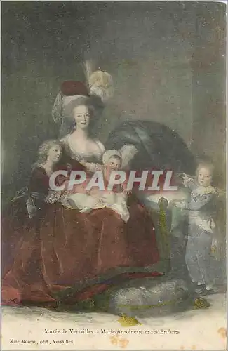 Ansichtskarte AK Musee de versailles Marie Antoinette et ses enfants