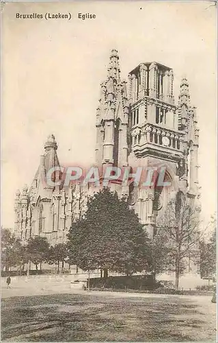 Cartes postales Bruxelles laeken Eglise