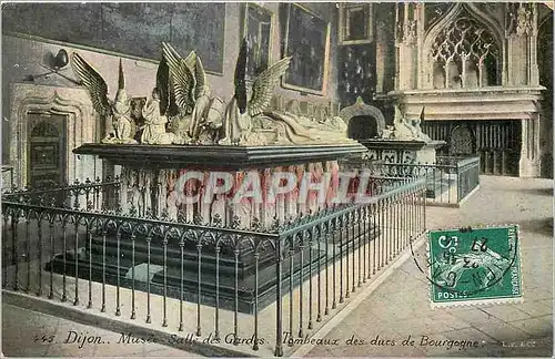 Cartes postales Dijon Salle des Gardes tombeaux des ducs de Bourgogne