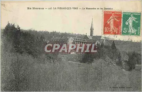 Ansichtskarte AK En Morvan la Pierre qui Vire La monastere et les Dortoirs