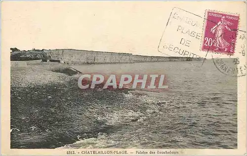 Ansichtskarte AK Chatelaillon plage falaise des Boucholeurs