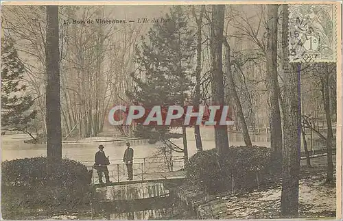 Cartes postales Bois de Vincennel'Ile du lac