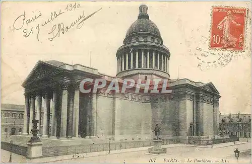 Cartes postales Paris Le pantheon LL