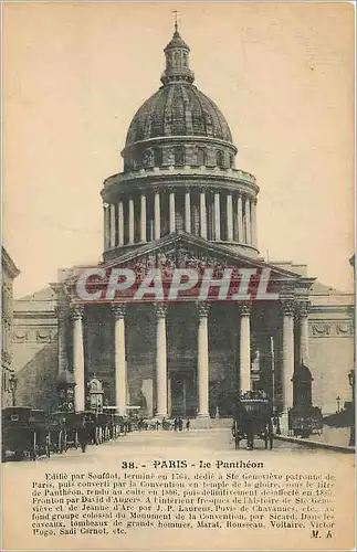 Cartes postales Paris Le pantheon LL