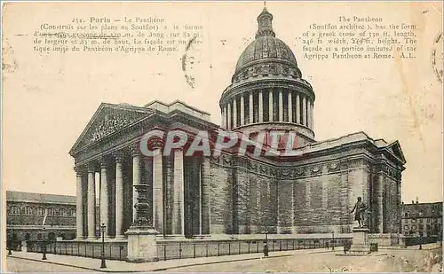 Cartes postales Paris Le pantheon LL