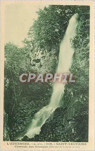 Cartes postales L'Auvergne 526 Saint nectaire cascade de granges