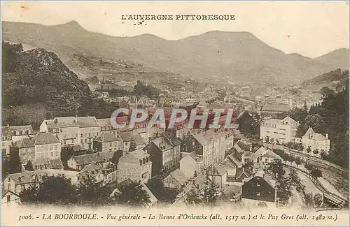 Cartes postales la Bouroule vue generale la baume ( alt 1517m) et le Puy gros (alt 1482)