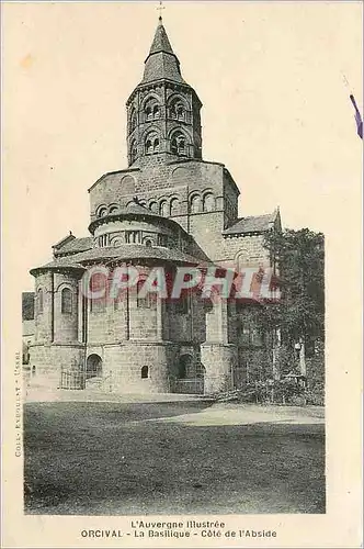 Cartes postales Orcival La Basilique Cote de l'Abside