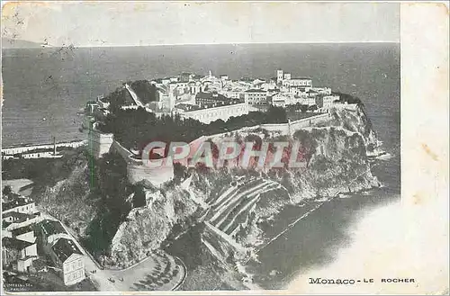 Cartes postales Monaco Le Rocher