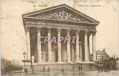 Cartes postales Paris L'Eglise de la Madeleine