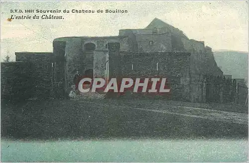 Cartes postales Souvenir du Chateau de Bouillon L'Entree du Chateau