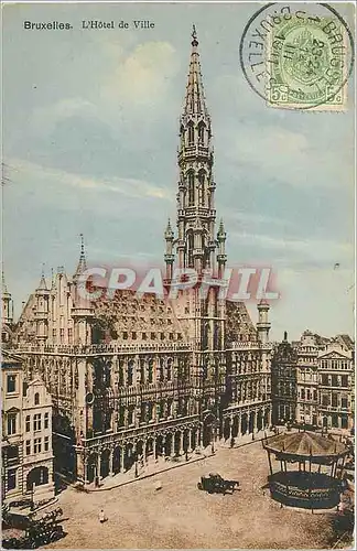 Cartes postales Bruxelles L'Hotel de Ville
