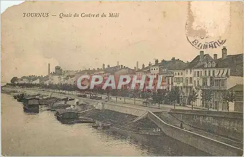 Cartes postales Tournus Quais du Centre et du Midi