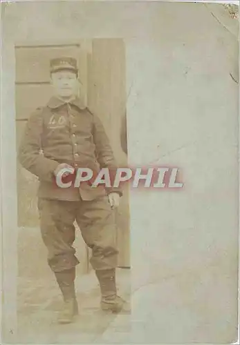 CARTE PHOTO Homme Soldat Militaria