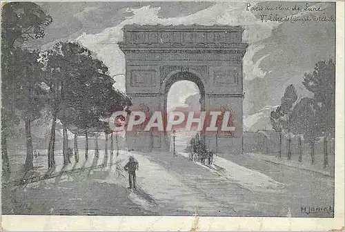 Cartes postales Paris Arc de Triomphe