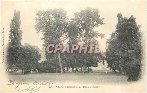 Ansichtskarte AK Palais de Fontainebleau Jardin de Diane