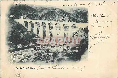 Cartes postales Tournon le Vue du Pont de Duzon