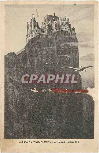 Cartes postales Capri Villa Iovis Palatina Tiberiano