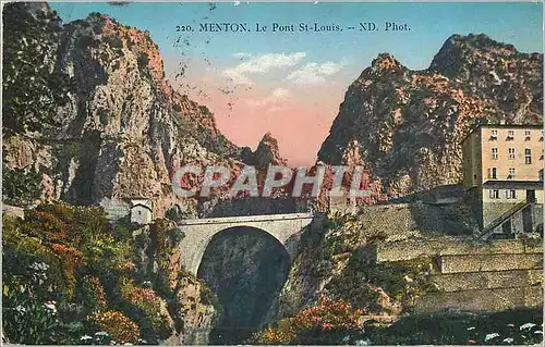 Cartes postales Menton Le Pont St Louis