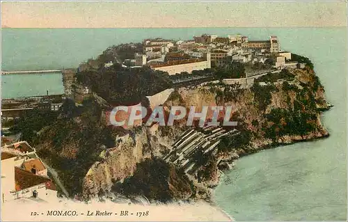 Cartes postales Monaco Le Rocher