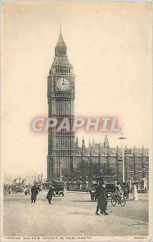 Ansichtskarte AK London Big Ben Houses of Parliament