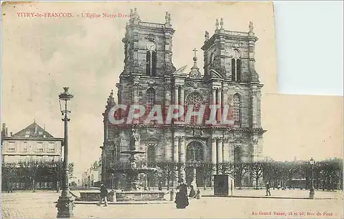 Ansichtskarte AK Vitry le Francois L'Eglise Notre Dame