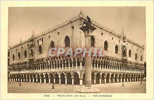 Ansichtskarte AK Venise Palais Ducal Vue d'Ensemble