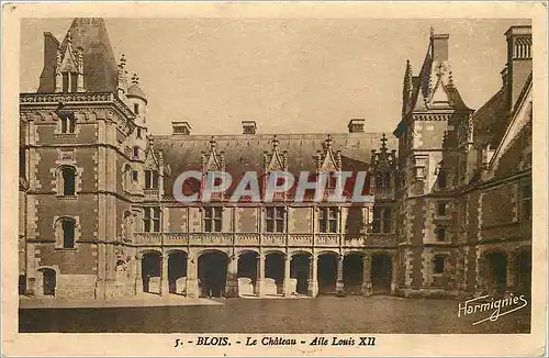 Cartes postales Blois Le Chateau Aile Louis XII