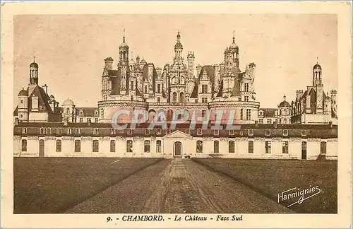 Ansichtskarte AK Chambord Le Chateau Face Sud