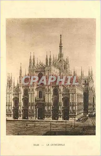 Ansichtskarte AK Milan La Cathedrale