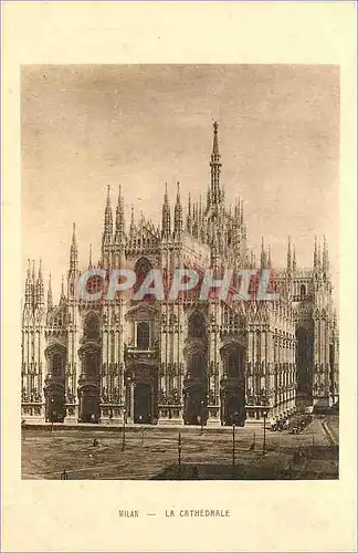 Cartes postales Milan La Cathedrale