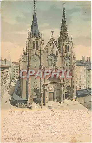 Ansichtskarte AK Eglise St Nizier Lyon