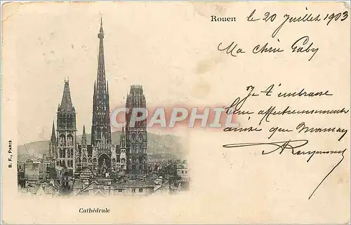 Cartes postales Rouen Cathedrale