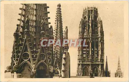 Cartes postales Rouen Cathedrale La Tour du Beurre