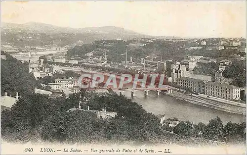 Ansichtskarte AK Lyon La Saone Vue generale de Vaise et de Serin