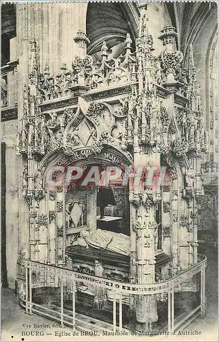 Cartes postales Bourg Eglise de Brou Mausolee de Marguerite d'Autriche